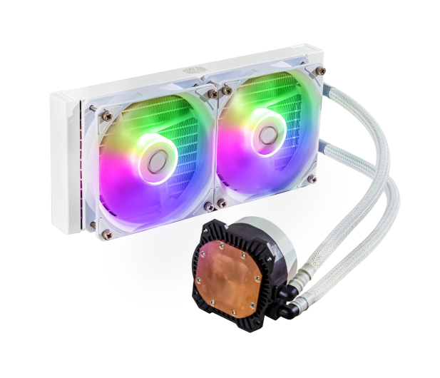 Cooler Master Masterliquid 240L Core ARGB White 2x120mm - 1145994 - zdjęcie 5